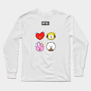 bt21 bts exclusive design 32 Long Sleeve T-Shirt